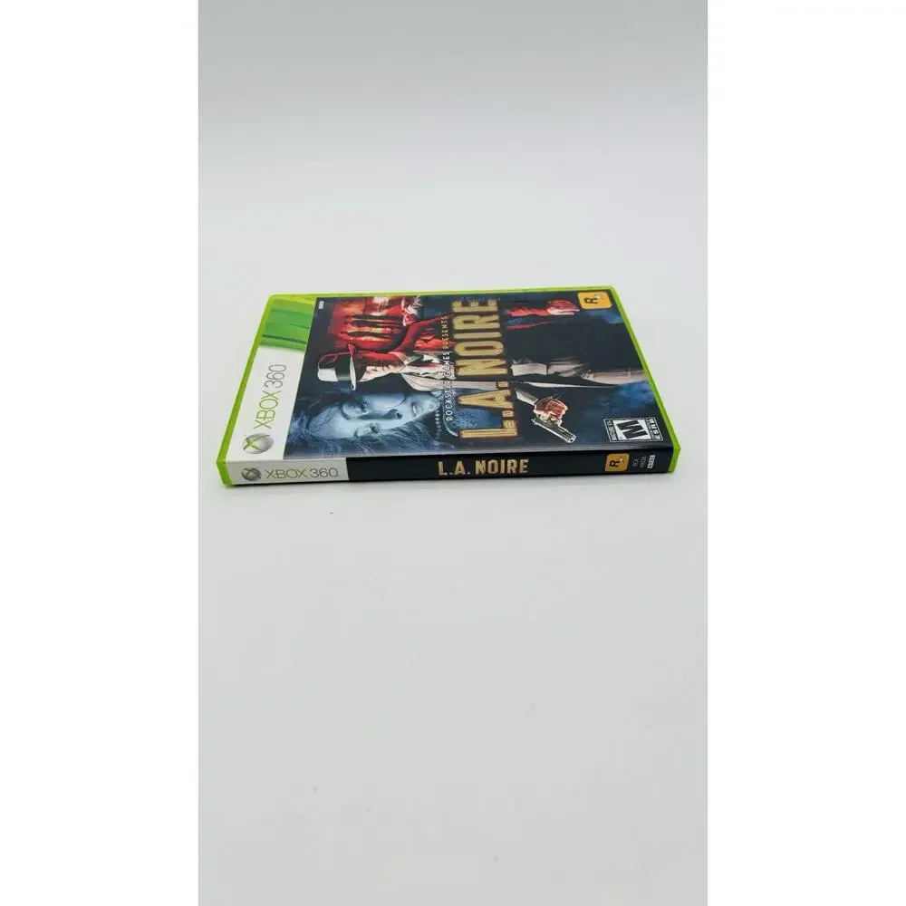 L.A. Noire Microsoft Xbox 360 3-Disc, Complete, Rockstar Games CIB Tested Works
